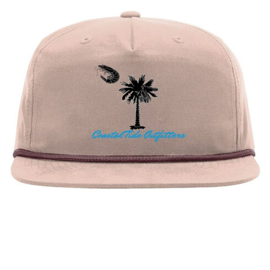 Pale Peach/ Maroon - FRONT