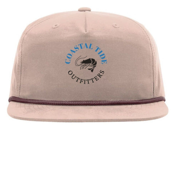 Pale Peach/ Maroon - FRONT